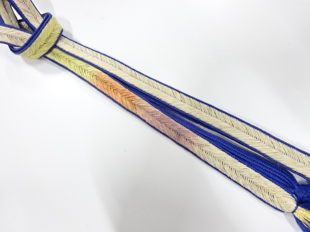 正絹　手組帯締め